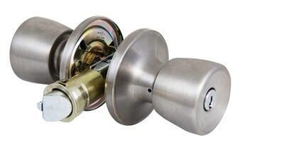 ProSource T-5764SS-ET Entry Knob, Brass, Stainless Steel Sells in Quantity of 3