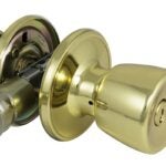 ProSource T-5764PB-ET Entry Knob, Brass, Polished Brass Sells in Quantity of 3