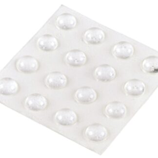 Shepherd Hardware 9964 Furniture Pad, Vinyl, Clear, 3/8 in Dia, 1/4 in Thick, Round