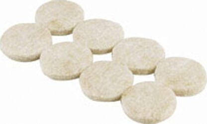 Shepherd Hardware 9972 Protective Pad, Felt Cloth, Beige, 1 in Dia, Round Sells in Quantity of 6