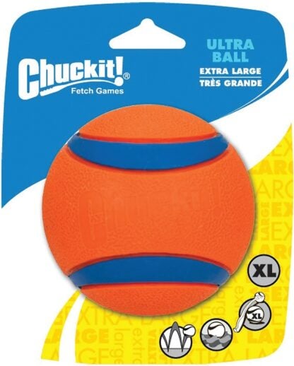 Chuckit! 170401 Dog Toy, XL, Rubber, Blue/Orange