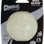 Chuckit! 32314 Dog Toy, L, Natural Rubber, Glow White