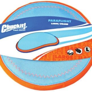 Chuckit! 221301 Dog Toy, L, Nylon/Rubber, Blue/Orange