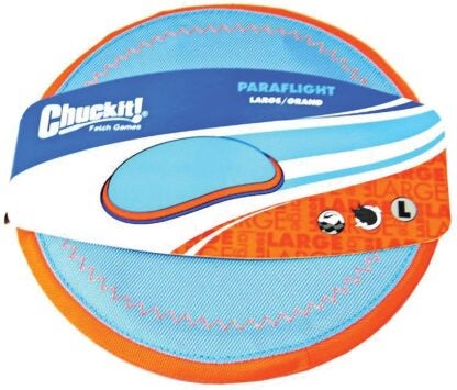 Chuckit! 221301 Dog Toy, L, Nylon/Rubber, Blue/Orange