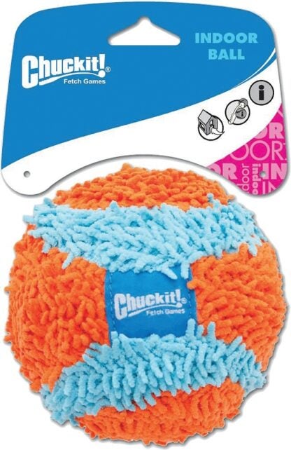 Chuckit! 213201 Dog Toy, M, Chenille, Blue/Orange