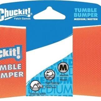 Chuckit! 184201 Dog Toy, M, Foam/Polyester/Rubber, Blue/Orange