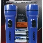 Dorcy 41-2594 Flashlight, D Battery, LED Lamp, 50 hr Run Time, Blue