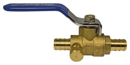 Waterline 1559050LF Insert Ball Valve, 1/2 in Connection, PEX, Brass Body