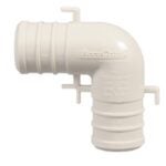 Waterline 2767144 Tube Elbow, 1/2 in, 90 deg Angle, Plastic