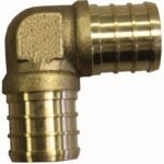 Waterline 1442166 Tube Elbow, 3/4 in, 90 deg Angle, Brass, 200 psi Pressure