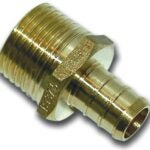 Waterline 1444044 Pipe Adapter, 1/2 in, PEX x MPT