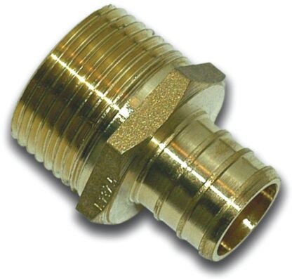 Waterline 1444066 Pipe Adapter, 3/4 in, PEX x MPT