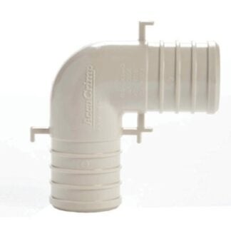 Waterline 2652144 Tube Elbow, 1/2 in, 90 deg Angle, Plastic