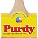 Purdy XL Swan 144400330 Wall Brush, 3 in W, 3-7/16 in L Bristle, Nylon/Polyester Bristle, Beavertail Handle