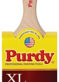 Purdy XL Swan 144400330 Wall Brush, 3 in W, 3-7/16 in L Bristle, Nylon/Polyester Bristle, Beavertail Handle