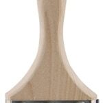 Clearcut Glide 144152125 Angular Trim Paint Brush, 2-1/2 in W x 5/8 in Thick, Stainless Steel, Fluted Hardwood Handle