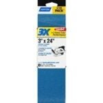 NORTON 49270 Sanding Belt, 3 in W, 24 in L, 80 Grit, Medium, Zirconia Aluminum Abrasive