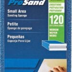 NORTON ProSand 82064 Sanding Sponge, 4-1/2 in L, 2-11/16 in W, 120 Grit, Coarse, Aluminum Oxide Abrasive