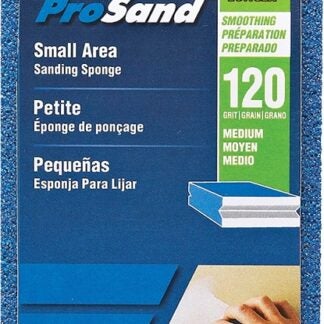 NORTON ProSand 82064 Sanding Sponge, 4-1/2 in L, 2-11/16 in W, 120 Grit, Coarse, Aluminum Oxide Abrasive