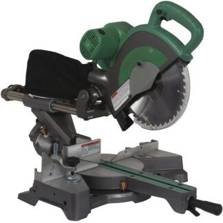 Hitachi C10FSBP4 Miter Saw, 10 in Dia Blade, 3800 rpm Speed, 45, 57 deg Max Miter Angle, 45 deg Max Bevel Angle