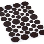 Shepherd Hardware 9425 Furniture Pad, Felt Cloth, Brown, Round