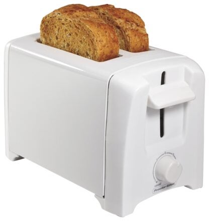 Proctor Silex 22610 Toaster, 2 Slice/Hr, White