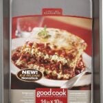 Goodcook 4011 Lasagna and Roast Baking Pan, Steel, Gray, 14 in L, 10 in W, Dishwasher Safe: Yes