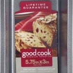 Goodcook 04024 Non-Stick Loaf Pan, 10-1/2 in L, 8.8 in W, 8.1 in H, Steel, Dishwasher Safe: Yes