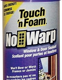 Touch 'n Foam 4001044010 Window and Door Foam Sealant, 12 oz, Aerosol Can, Petroleum, -104 deg C Flash, 137 g/l VOC