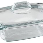 Pyrex 1085801 Easy Grab Casserole Dish, 2 qt, Glass, Clear, Dishwasher Safe: Yes Sells in Quantity of 2