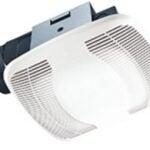 Air King BFQ80 Exhaust Fan, 8-11/16 in L, 9-1/8 in W, 0.3 A, 120 V, 80 cfm Air, Plastic, White