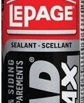 LePage Quad 1869908 Door and Siding Sealant, Blue, 24 to 72 hr Curing, 0 to 140 deg F, 280 mL Cartridge