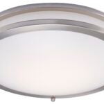 Boston Harbor CL202AC Flush Mount Ceiling Fixture, 120 V, 24 W, 1-Lamp, LED Lamp, 1680 Lumens, 3000 K Color Temp