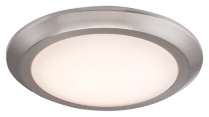 Boston Harbor CL006AC1215-12 Flush Mount Ceiling Fixture, 120 V, 17 W, 1-Lamp, LED Lamp, 1200 Lumens