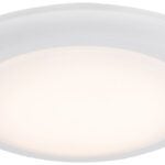 Boston Harbor CL006AC1215-16 Flush Mount Ceiling Fixture, 120 V, 17 W, 1-Lamp, LED Lamp, 1200 Lumens, White Fixture