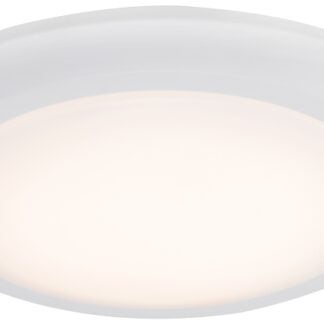 Boston Harbor CL006AC1215-16 Flush Mount Ceiling Fixture, 120 V, 17 W, 1-Lamp, LED Lamp, 1200 Lumens, White Fixture