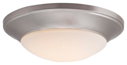 Boston Harbor CL500-AC Flush Mount Ceiling Fixture, 120 V, 15 W, 1-Lamp, LED Lamp, 800 Lumens, 3000 K Color Temp