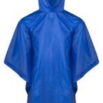 Diamondback PNC-01-L Poncho, One-Size, PVC, Blue, Hooded Collar