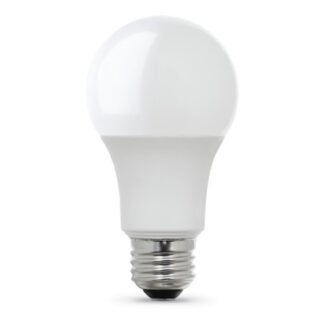 Feit Electric A800/827/10KLED/4 LED Lamp, General Purpose, A19 Lamp, 60 W Equivalent, E26 Lamp Base, Soft White Light