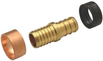 Apollo CPXBC3434 Transition Coupling, 3/4 in, Barb, Brass