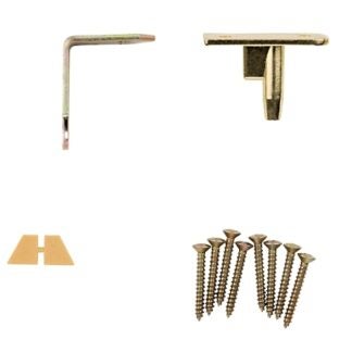 National Hardware Swing N Stay V130 Series N173-823 Cafe Door Hinge, Steel, Brass