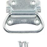 National Hardware V175 Series N117-002 Chest Handle, 4.23 in L, 3-1/2 in W, Steel, Zinc