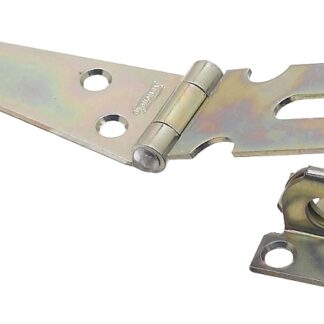 National Hardware N129-577 Hinge Hasp, 3 in L, 1-5/32 in W, Steel, Zinc, 5/16 in Dia Shackle