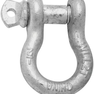 National Hardware 3250BC Series N223-693 Anchor Shackle, 4000 lb Working Load, Galvanized Steel