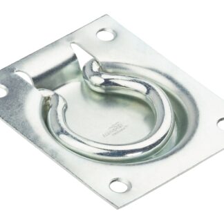 National Hardware V177 Series N203-752 Flush Ring Pull, 3 in L, Steel, Zinc