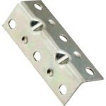 National Hardware V113 Series N220-061 Corner Brace, 2-1/2 in L, 3/4 in W, 3/4 in H, Steel, Zinc, 0.04 Thick Material