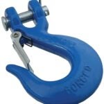 National Hardware 3243BC Series N265-488 Clevis Slip Hook, 5/16 in, 3900 lb Working Load, Steel, Blue