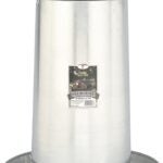 Little Giant 914273 Poultry Feeder, 40 lb Capacity, Rolled Edge, Galvanized Steel Sells in Quantity of 6