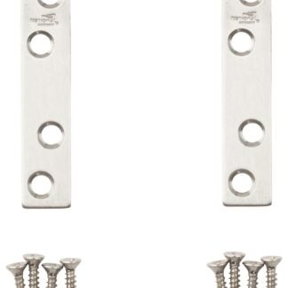 National Hardware N348-367 Mending Brace, 3 in L, 5/8 in W, Stainless Steel, Screw Mounting