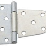 National Hardware N220-137 Gate Hinge, 4-1/4 in W Frame Leaf, 1.56 in H Frame Leaf, Steel, Zinc, Tight Pin, 48 lb